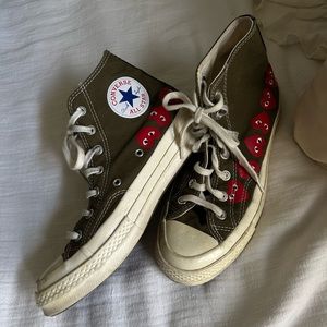 Comme des Garçons multiple heart Converse